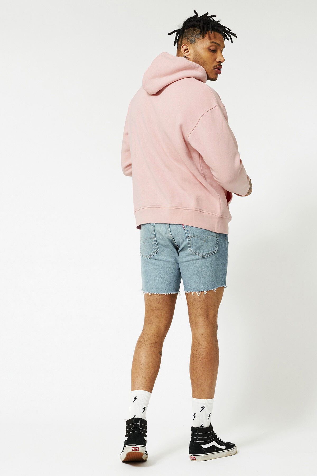 Levis pink hoodie mens hotsell