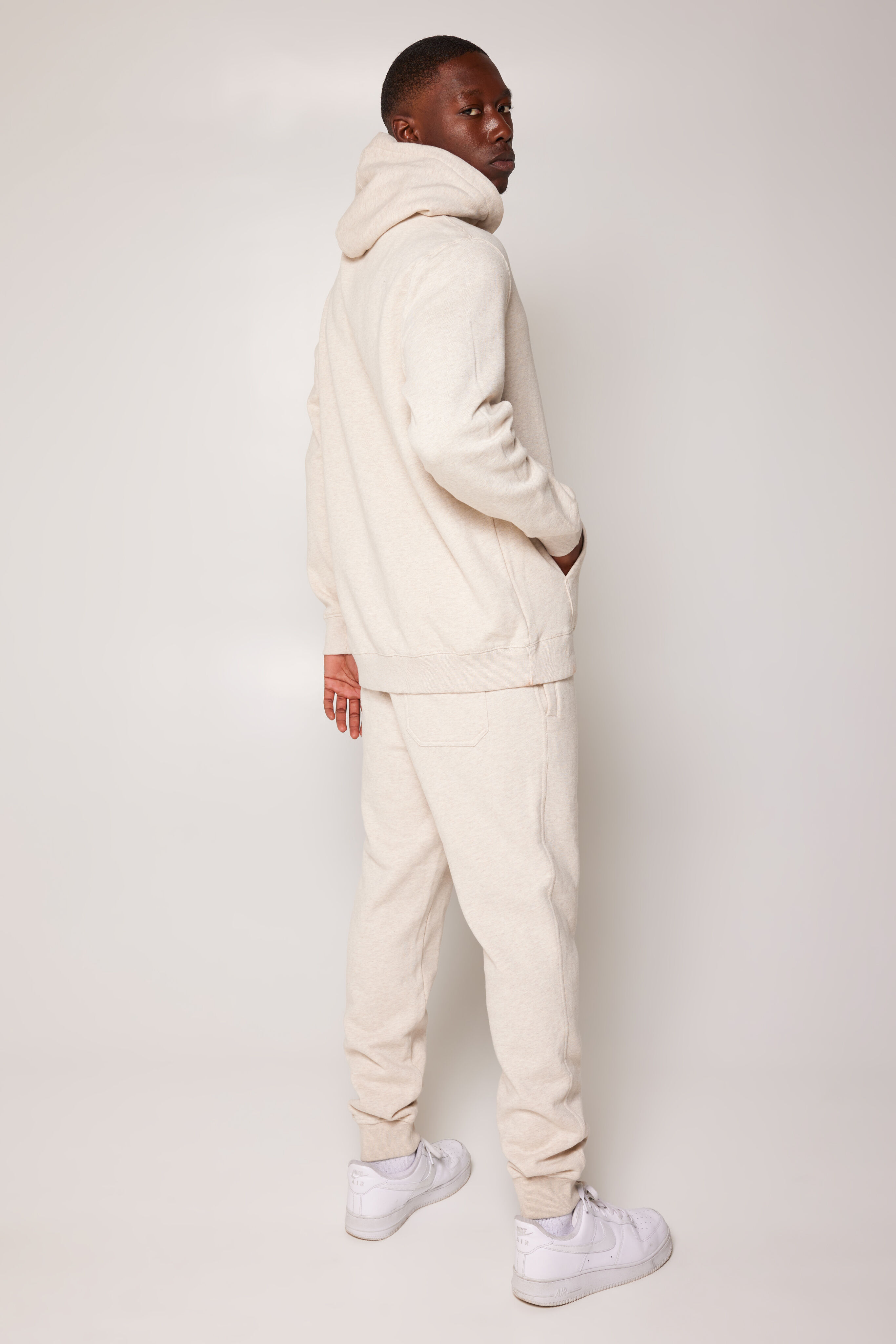 Men Hoodie Silas Hood Oatmeal | America Today