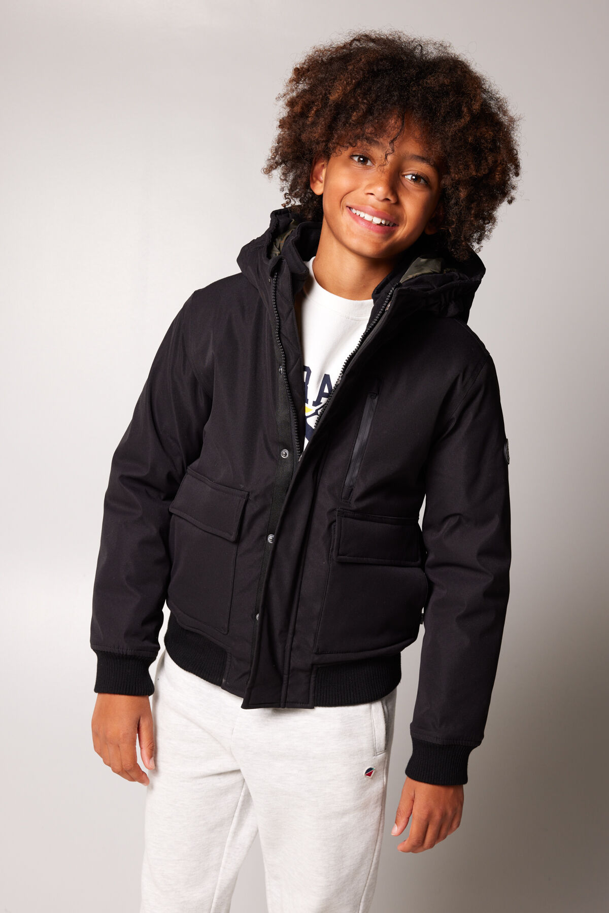 Boys winter bomber jacket hot sale
