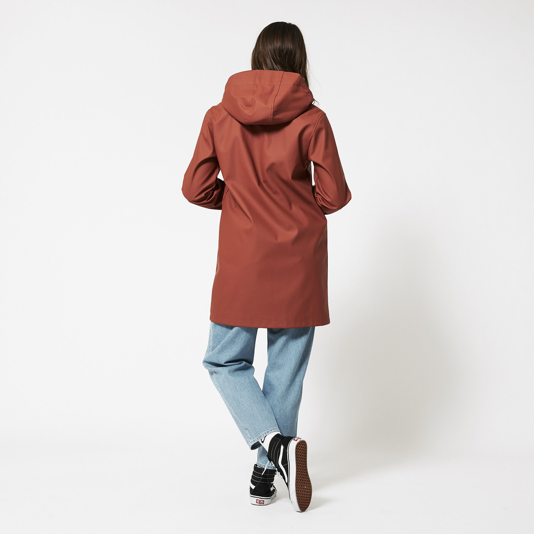 womens rain jacket lined