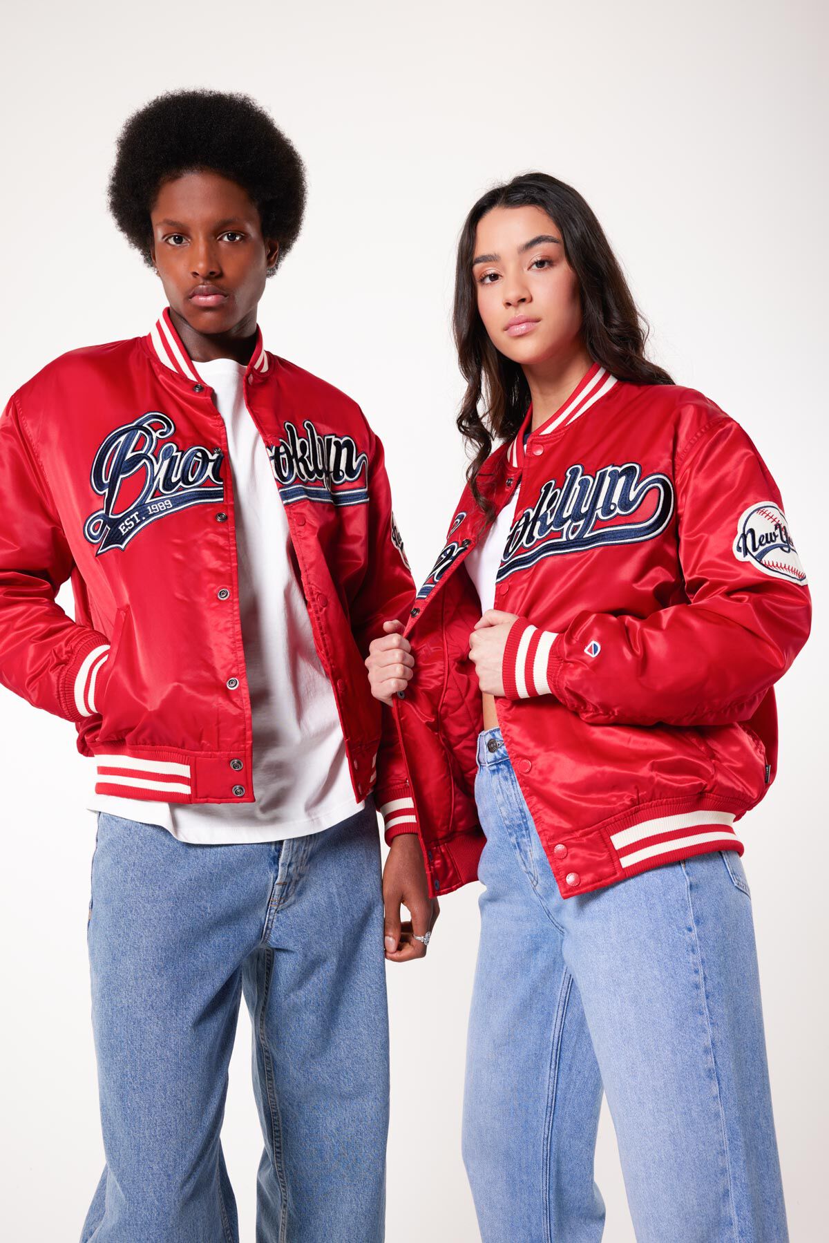 Women Varsity jacket Joan Red America Today