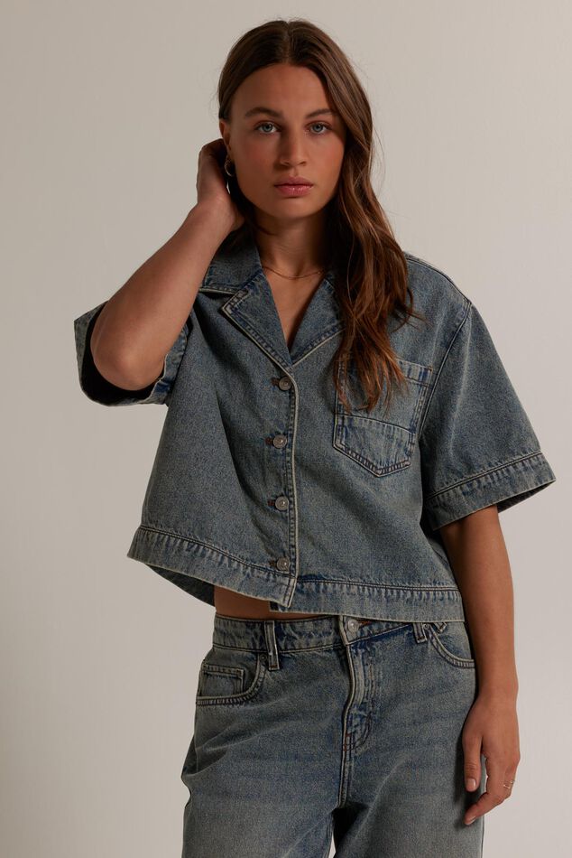 Denim overhemd Irie image number 0