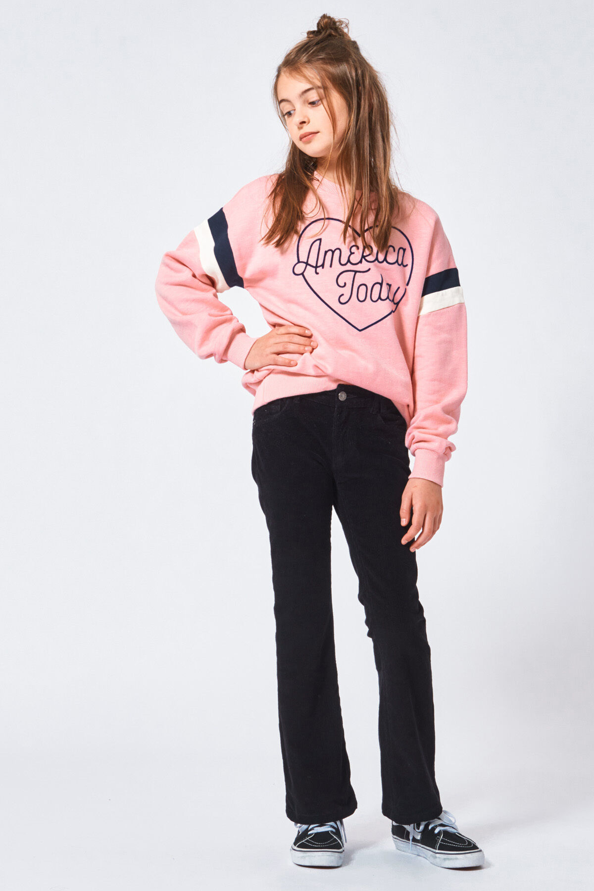 Broek Emily flare cord jr image number 0