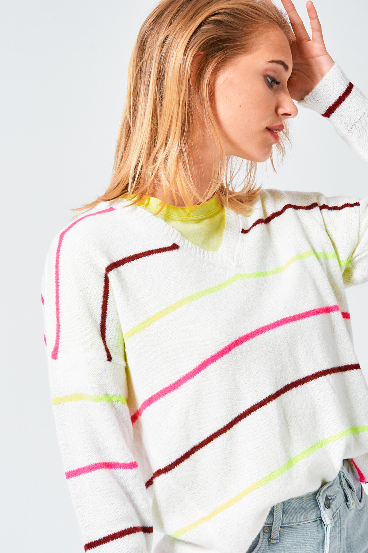 Neon jumper womens hotsell