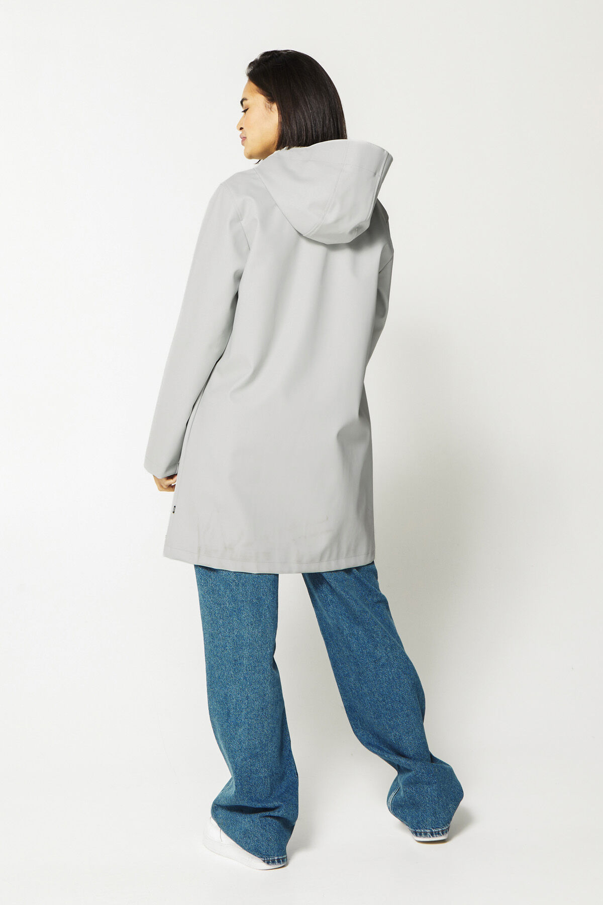 Light grey sale raincoat