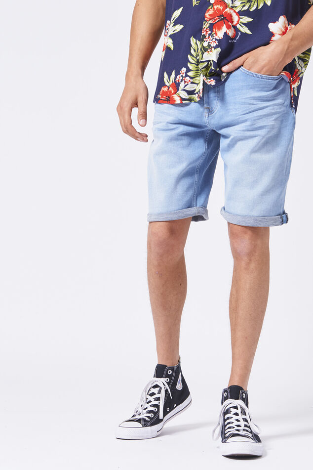 Jogdenim short Robert jog image number 1