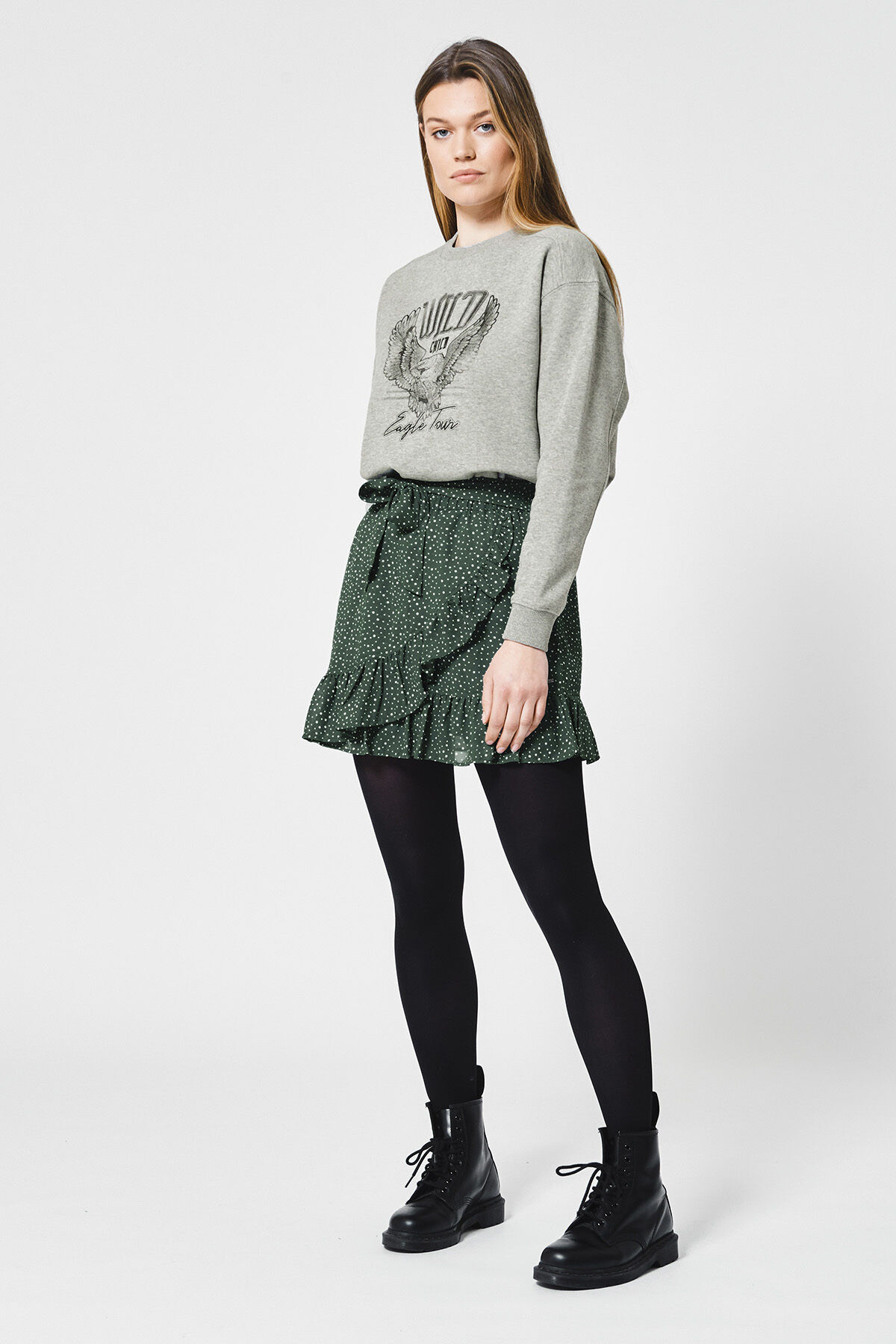 Dames Rok Rose Ann Bottle green America Today