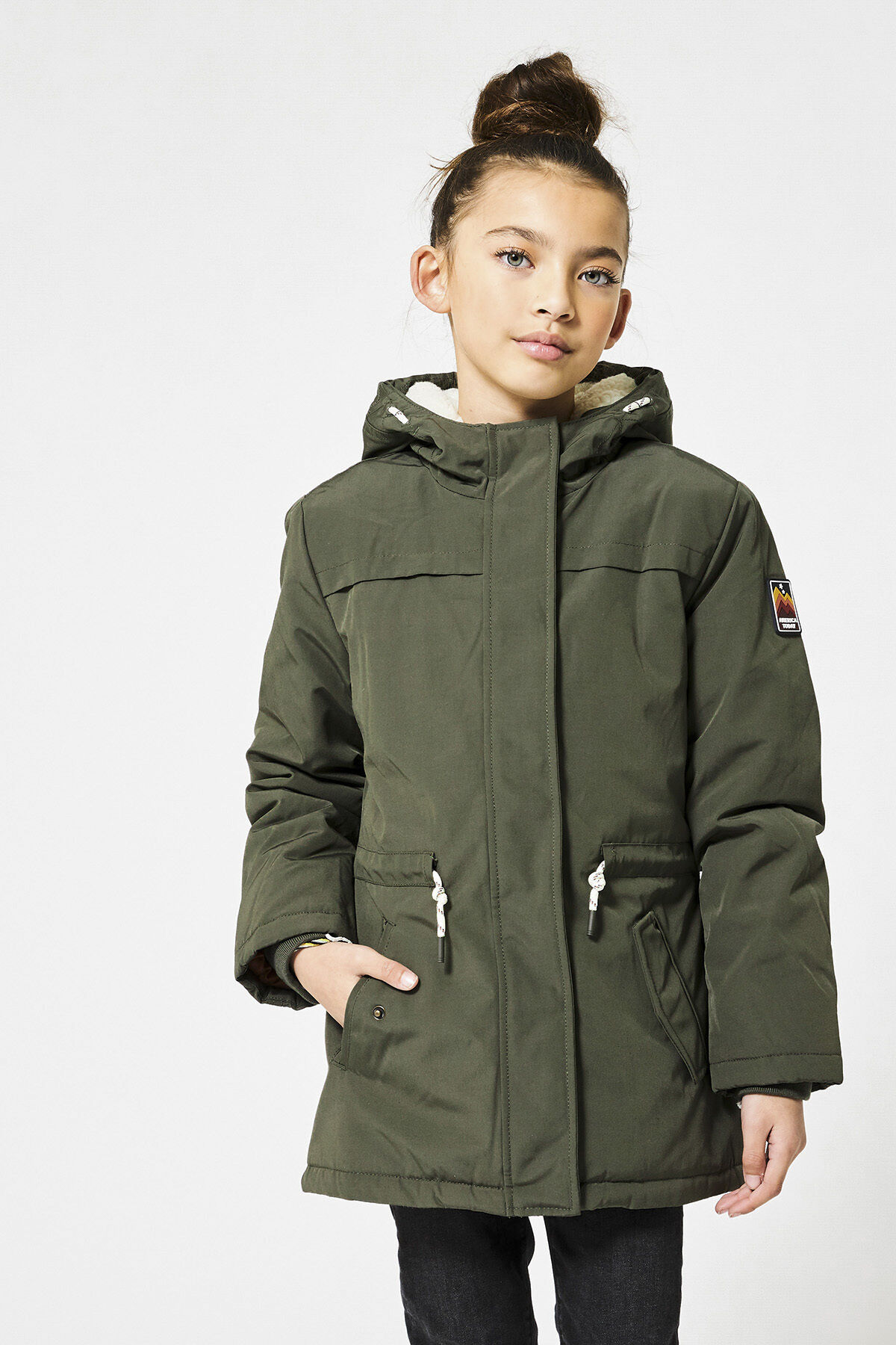 Army green clearance girls jacket