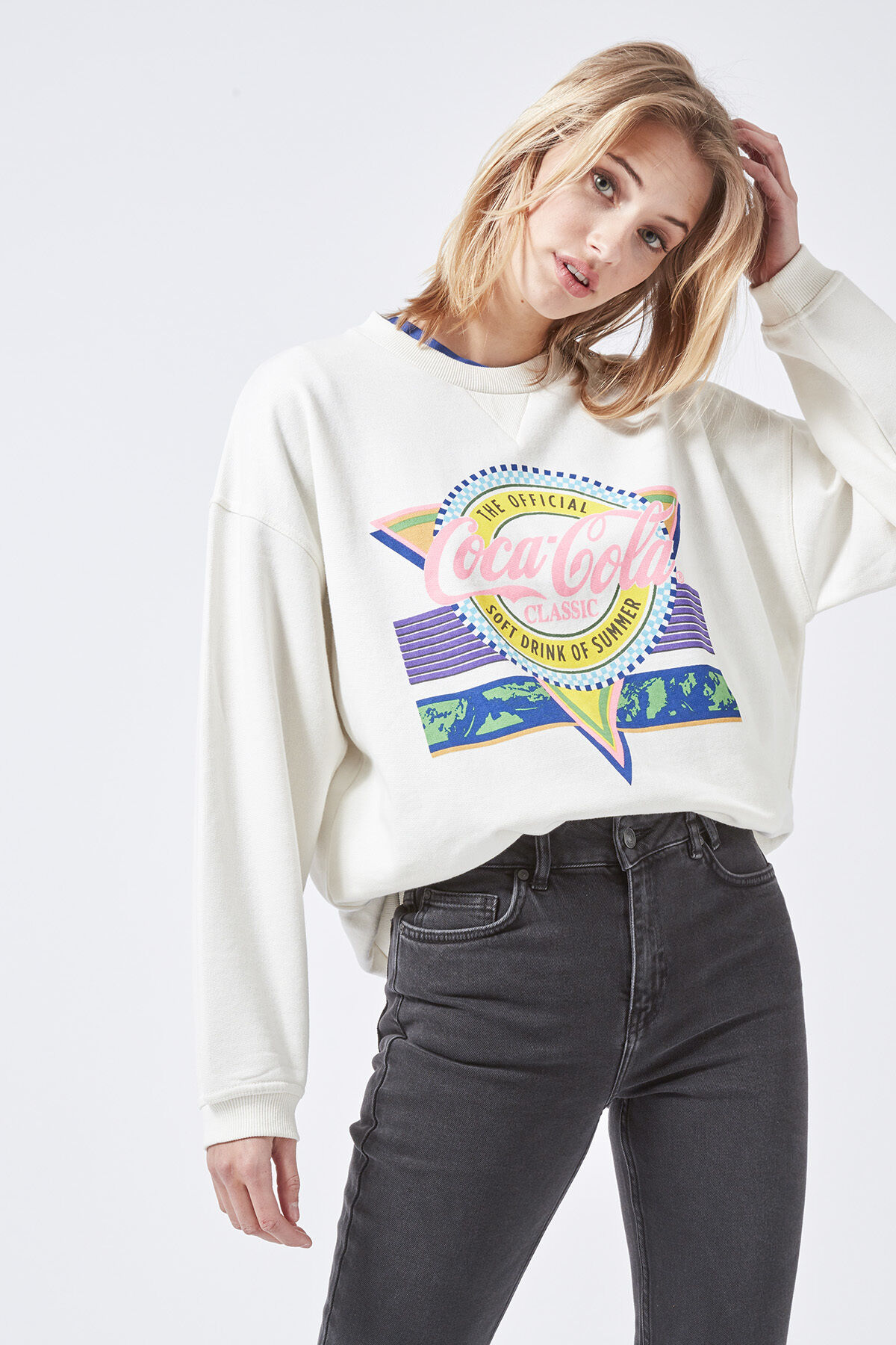 Dames Sweater Coca Cola Sardyn Off white