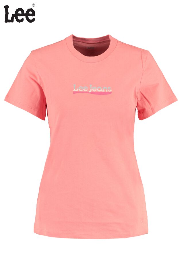 T-shirt Slim Logo Tee Cherry image number 0