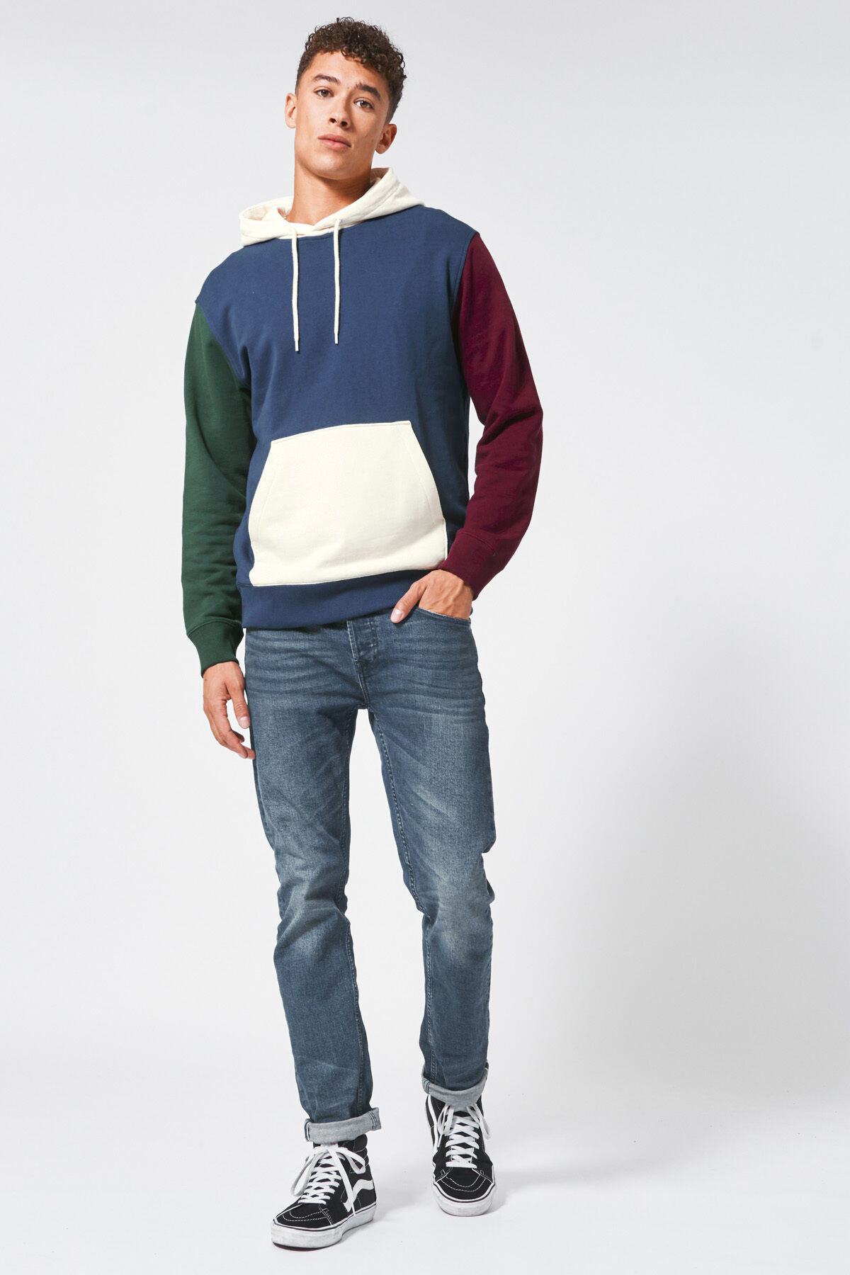 Hoodie Sonny colorblock image number 1