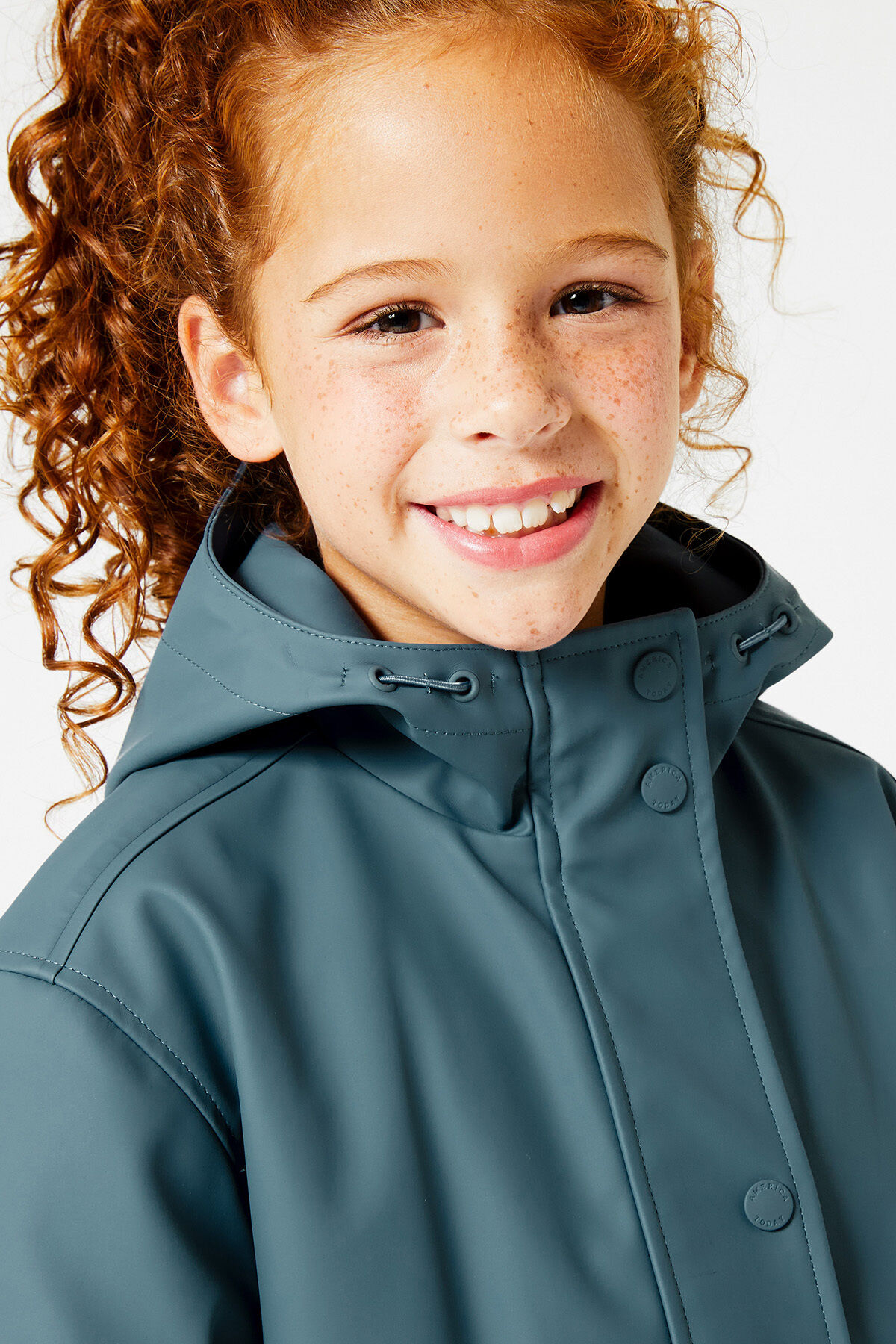 Girls blue raincoat new arrivals