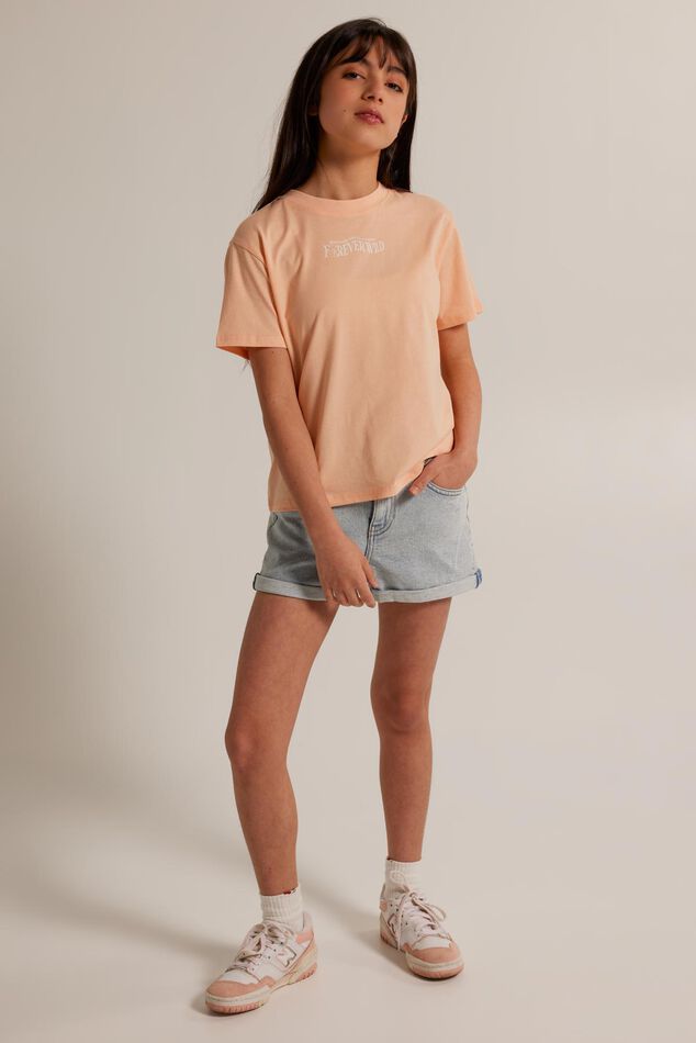 Denim short Lucy Jr image number 1