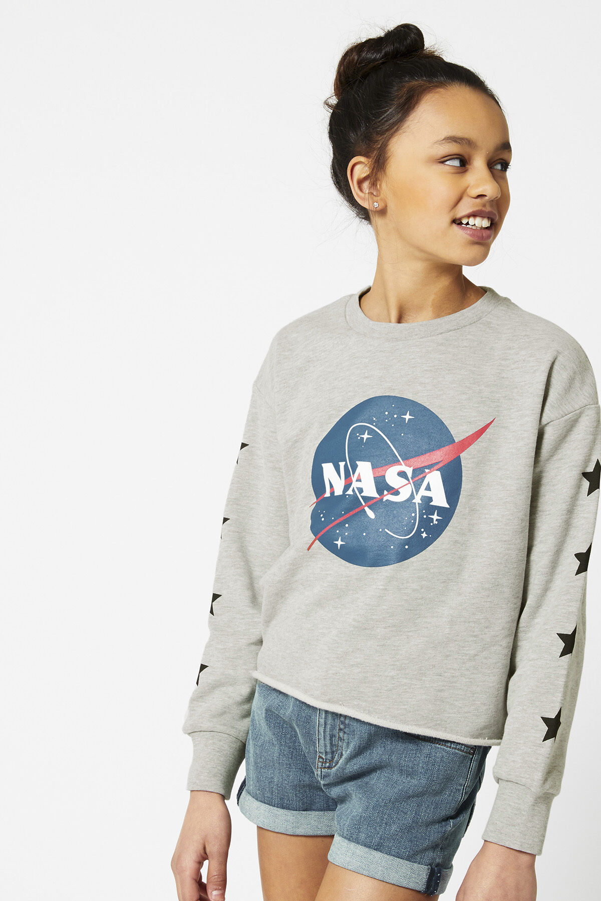 Girls nasa sweatshirt clearance