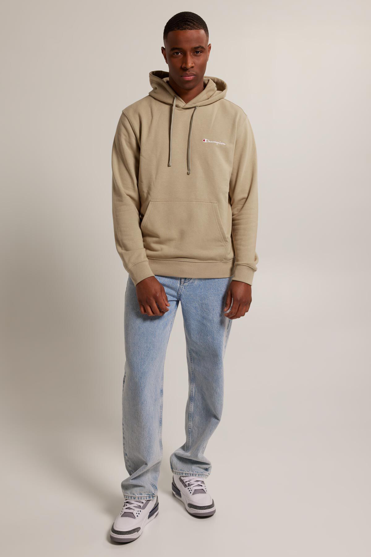 Men Champion Hooded hoodie Khaki America Today