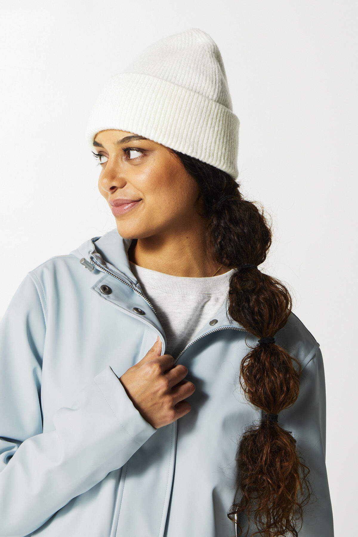 Regenjas met wol clearance