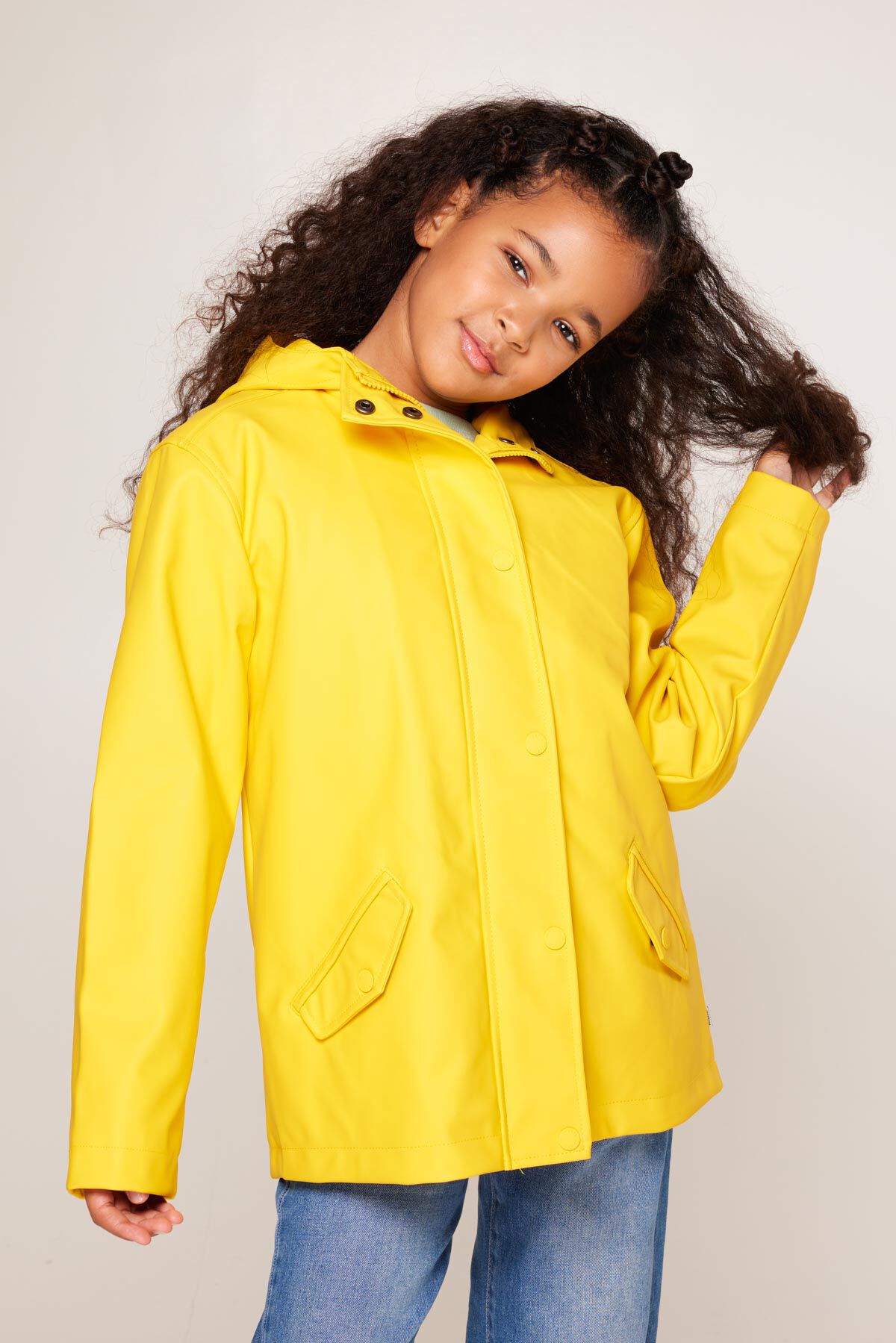 Girls yellow rain jacket outlet