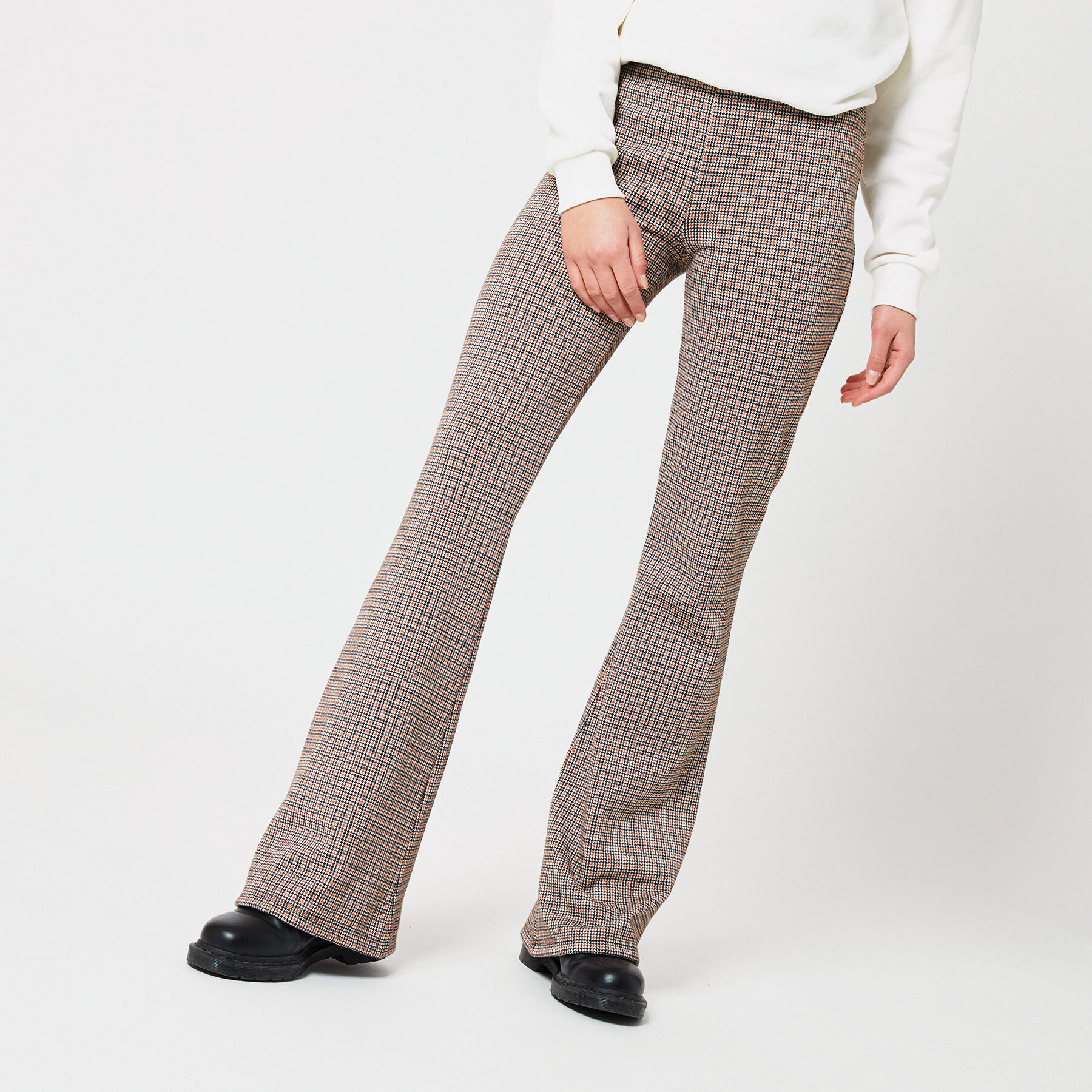 Legging Charly Shorty Lilac check