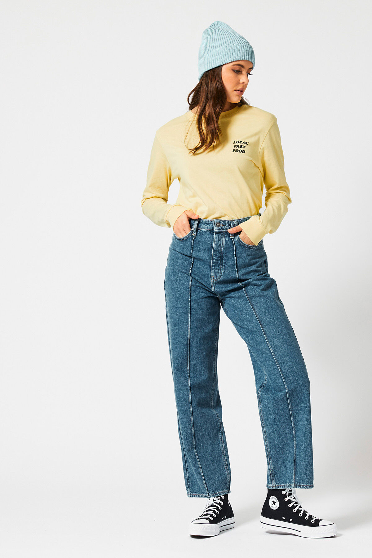 Jean relaxed fit femme 2025