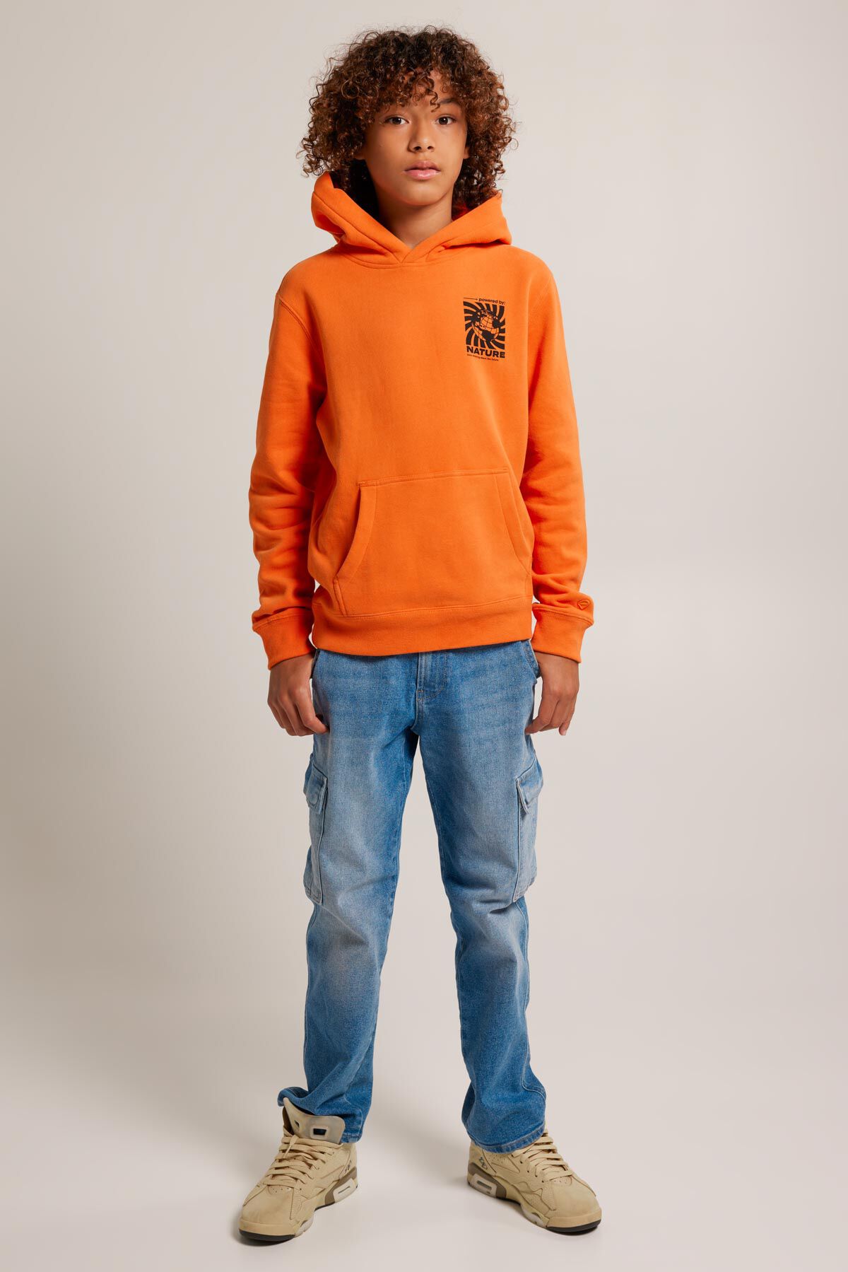 Boys Hoodie Stern hood JR Orange America Today