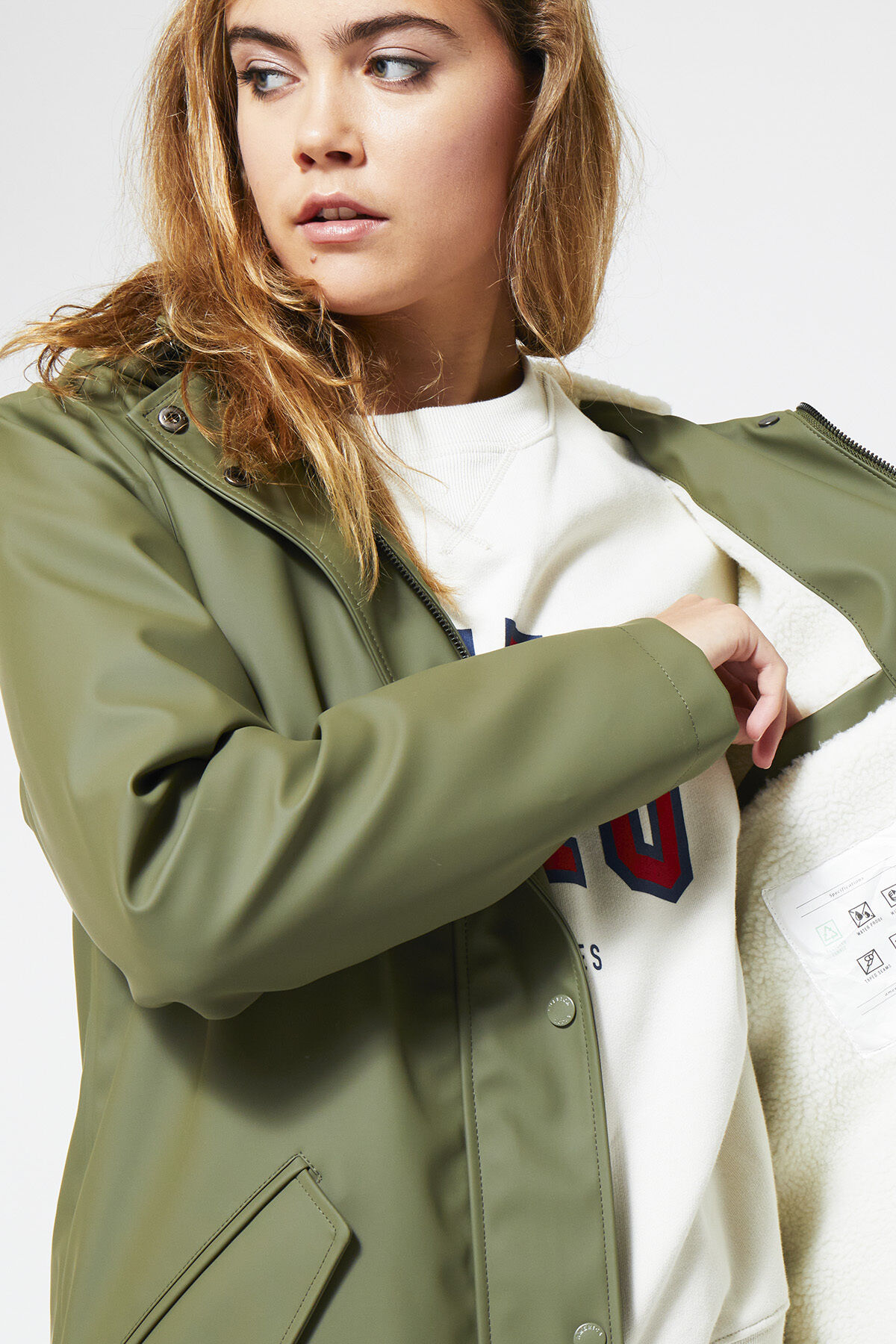 Regenjas america shop today groen