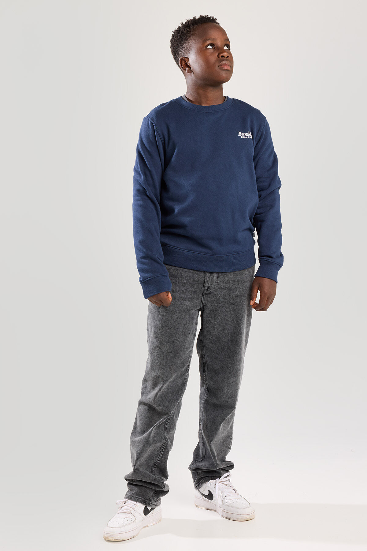Boys blue sweater top