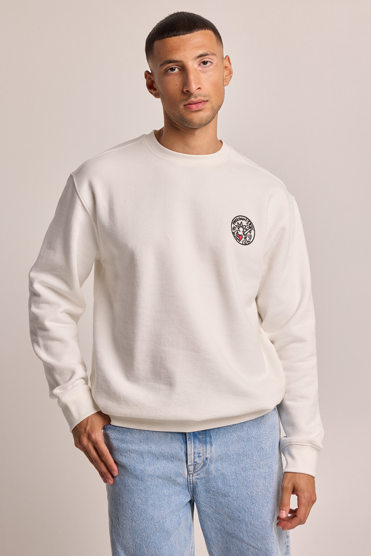 Herren Sweater Shane Crew Off white America Today