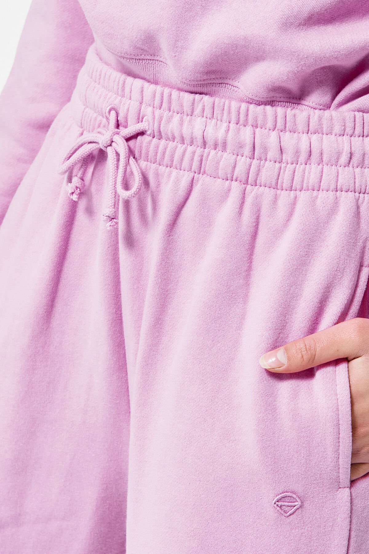 Women Jogging pants with drawstring Lilac