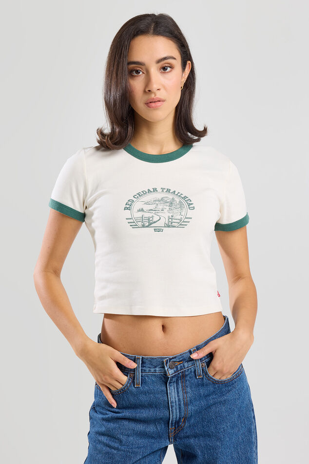 Rib ringer tee image number 1