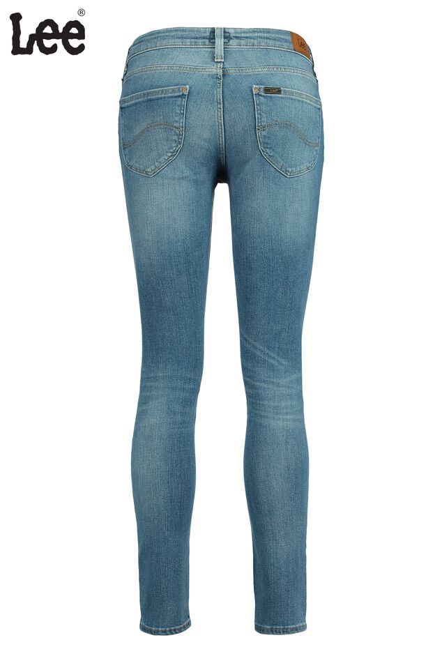 Lee SCARLETT HIGH ZIP - Jeans Skinny Fit - mid ely/blauw denim Lee SCARLETT HIGH ZIP - Jeans Skinny Fit - mid ely/blauw denim