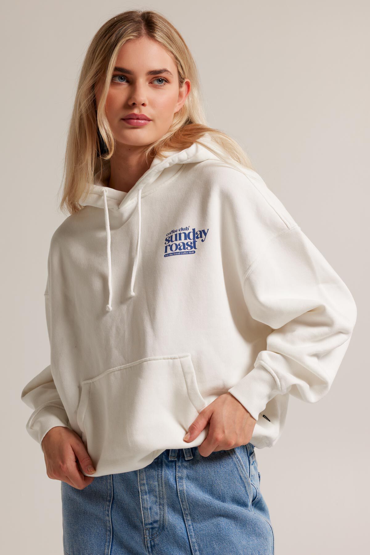 Dames Hoodie Suki Off white America Today