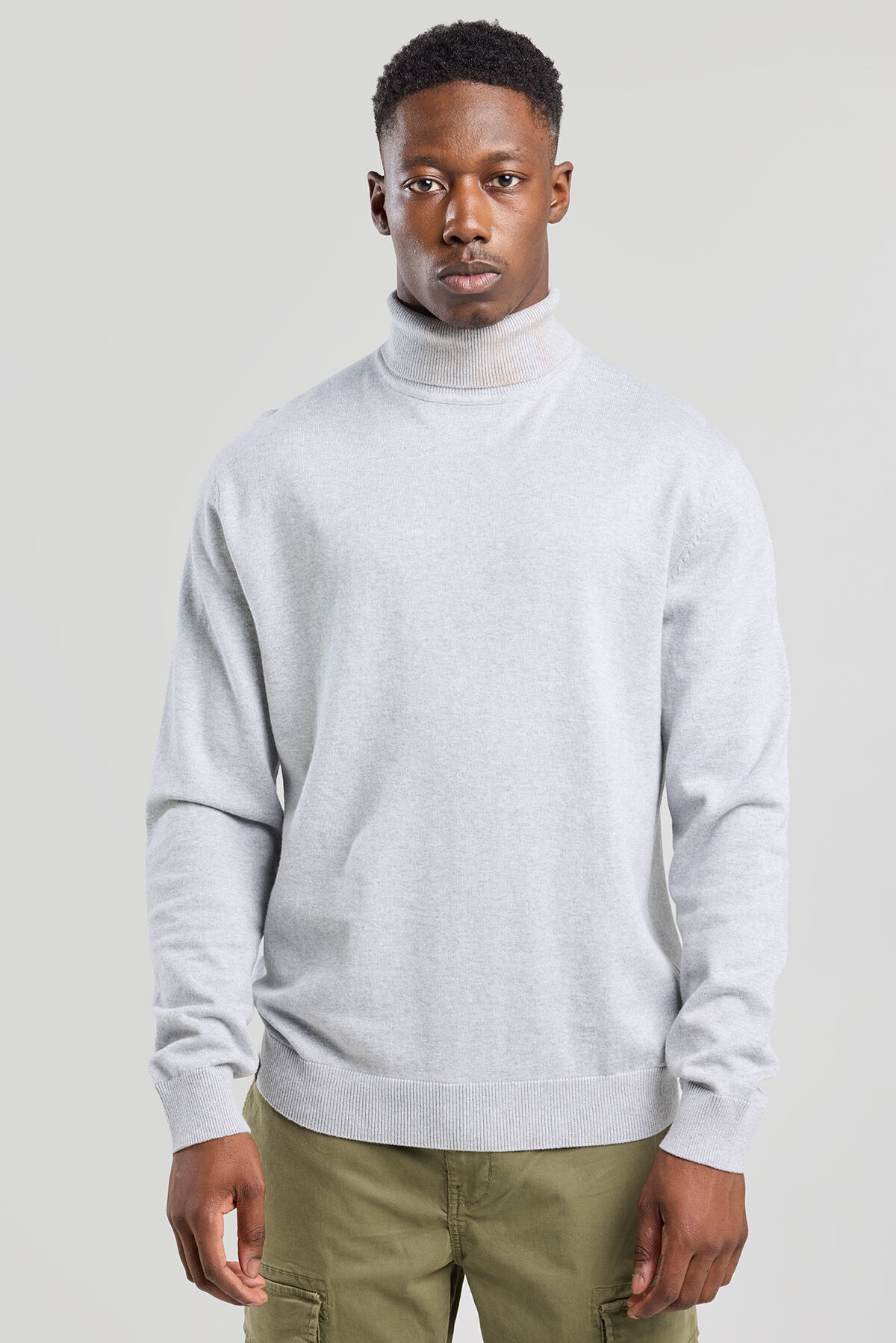 Plain grey jumper mens on sale