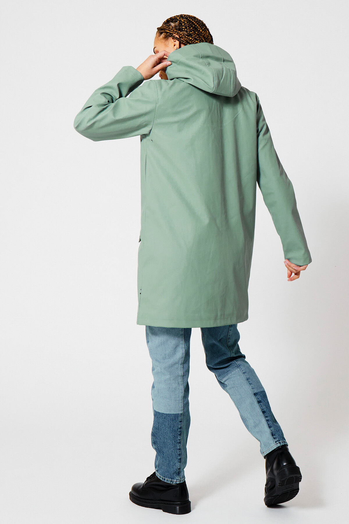 Women Rainoat women lined long Sage America Today