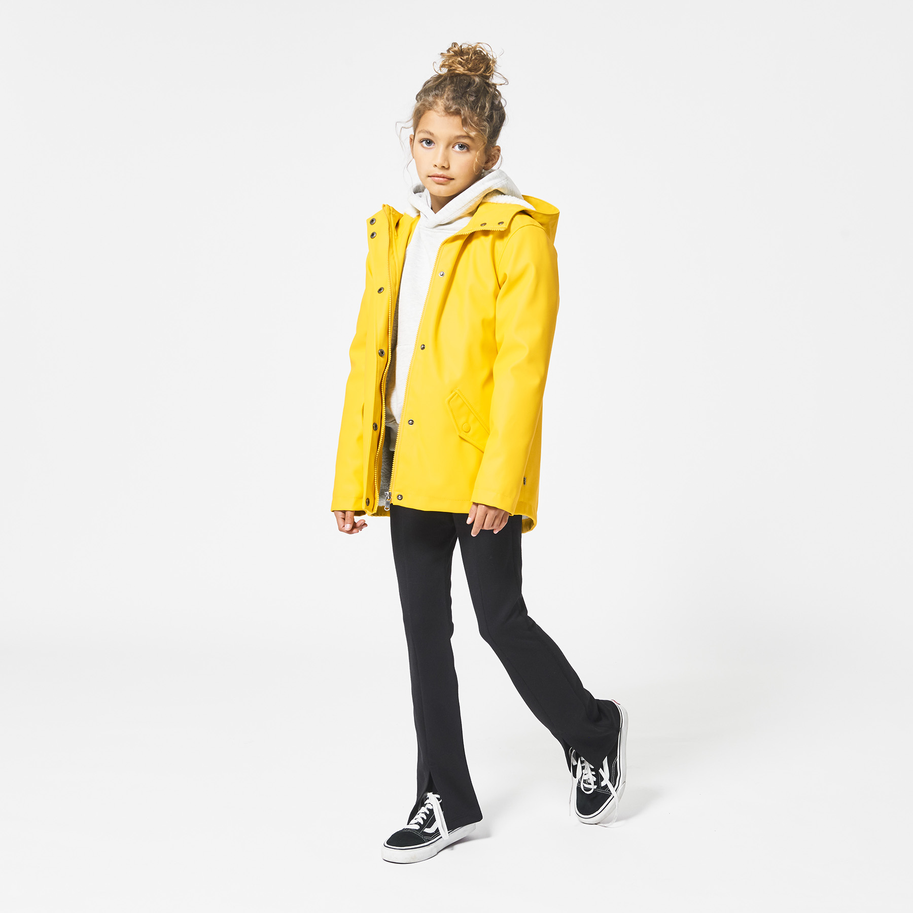 girls lined rain mac