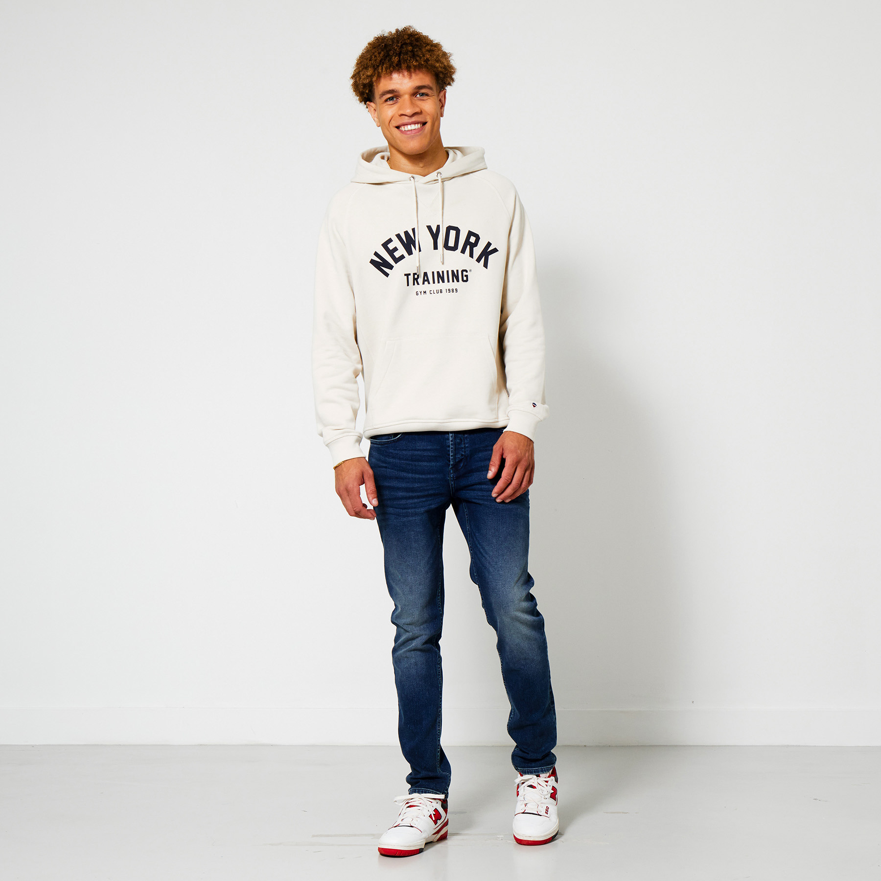 Men Slim fit jeans Dark blue | America 