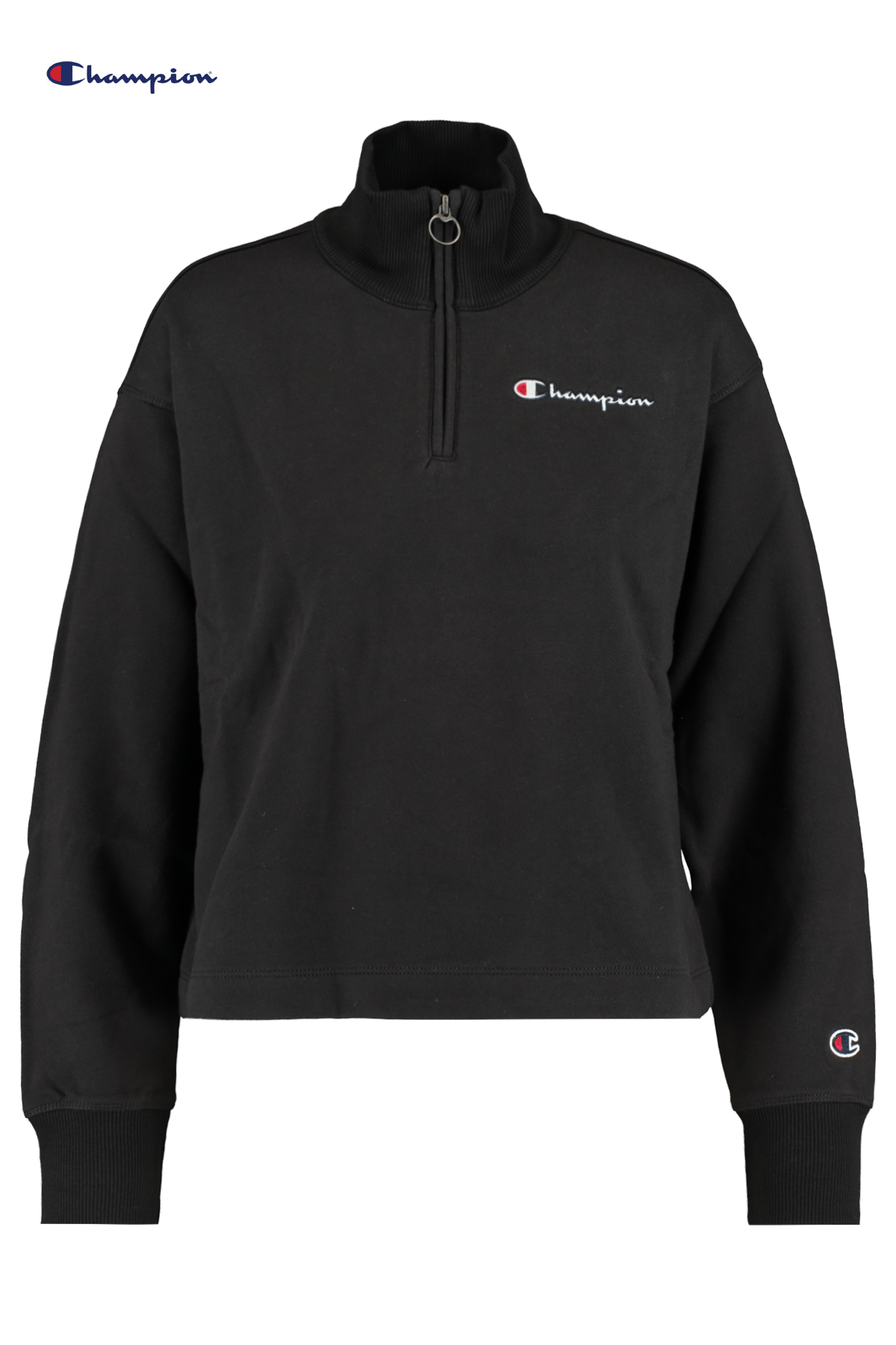 champion half zip sweatshirt women's