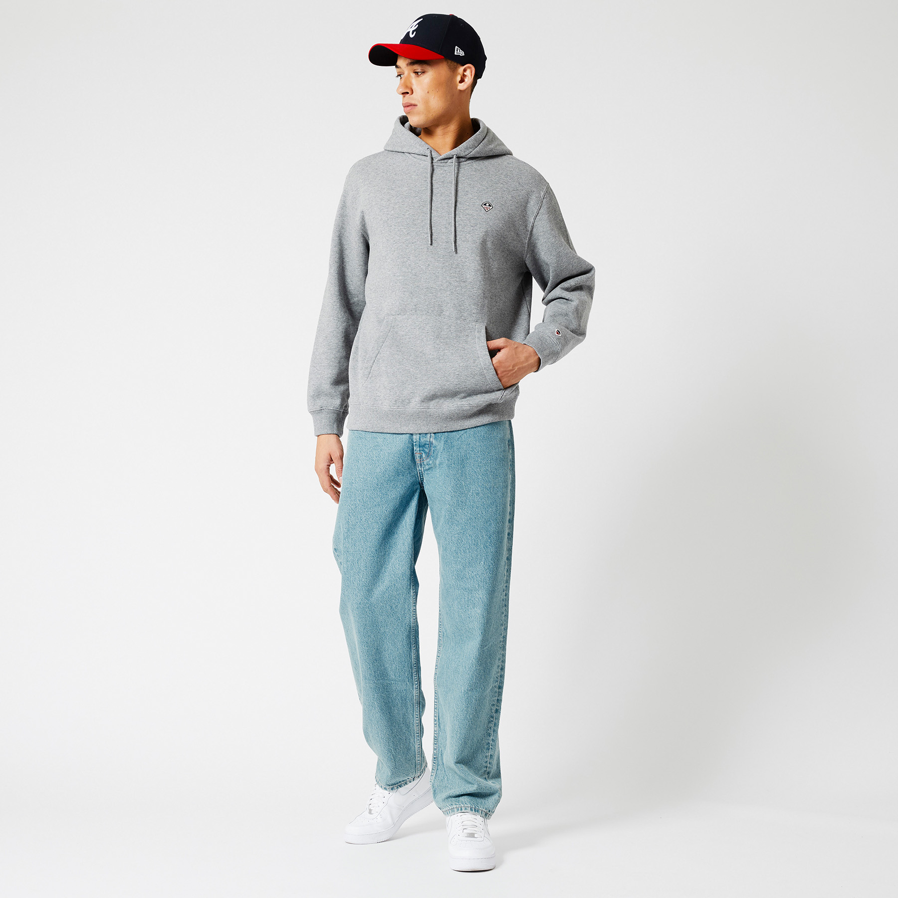 Heren Hoodie Grijs | America Today