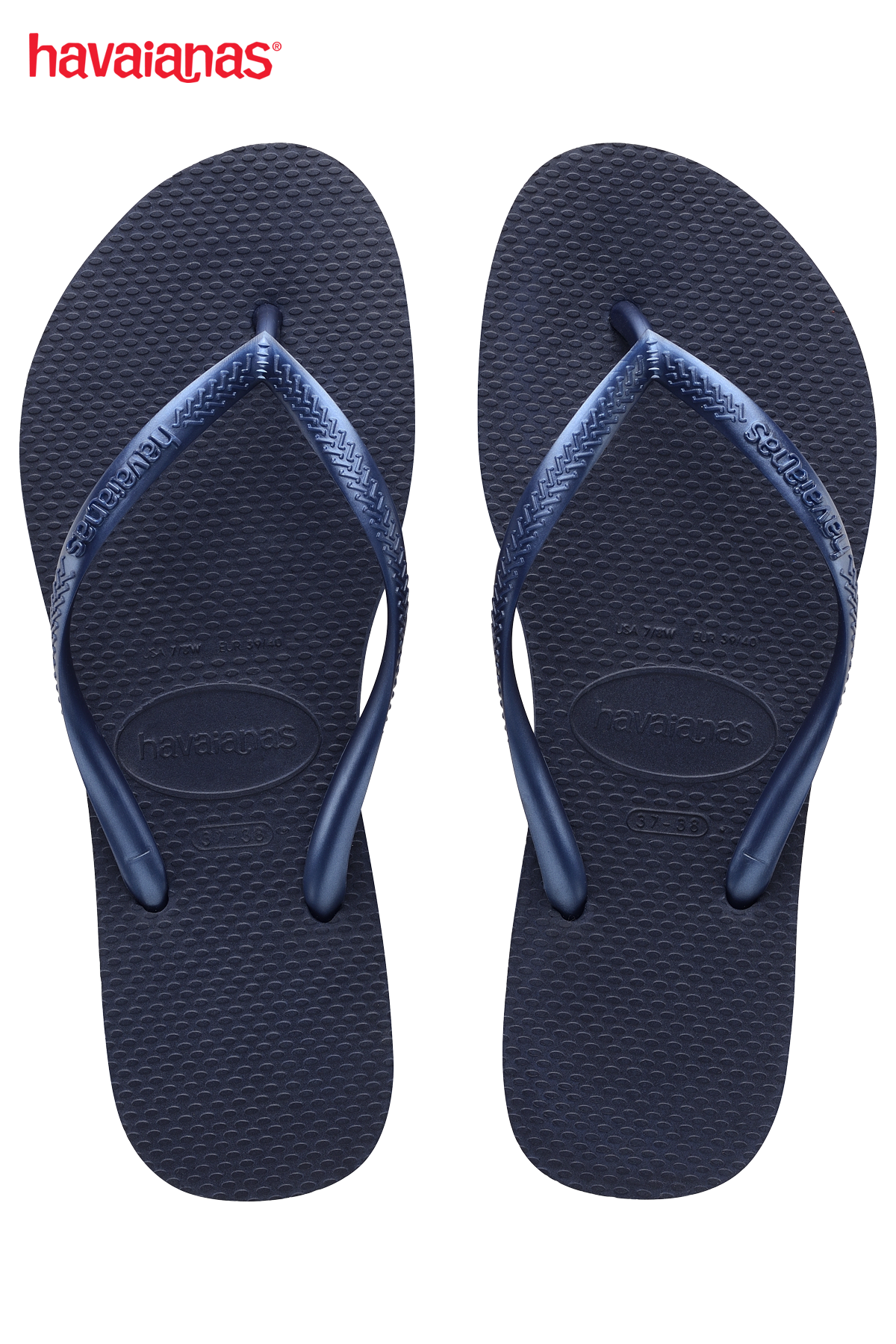 Kan niet lezen of schrijven haai Machtig Dames Havaianas Slim Navy | America Today