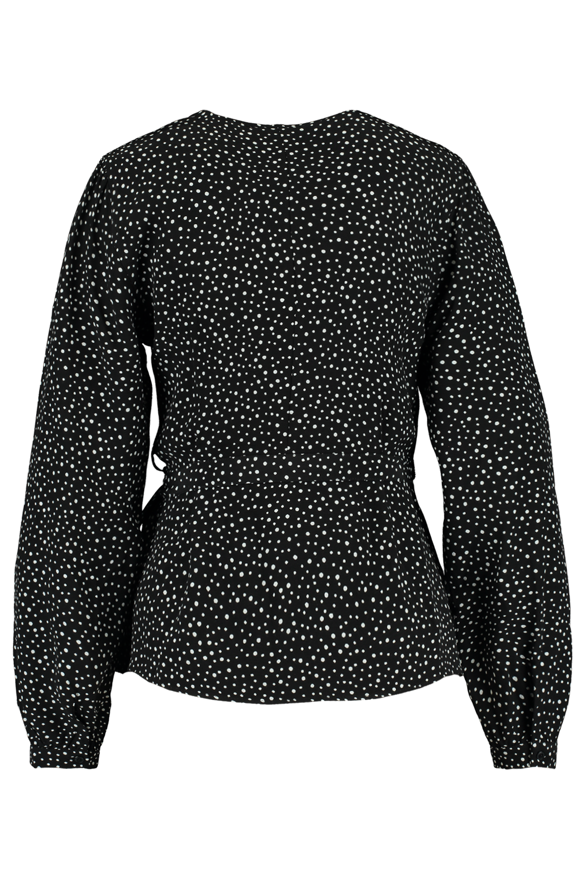 Women Blouse collar Bella Black/white 