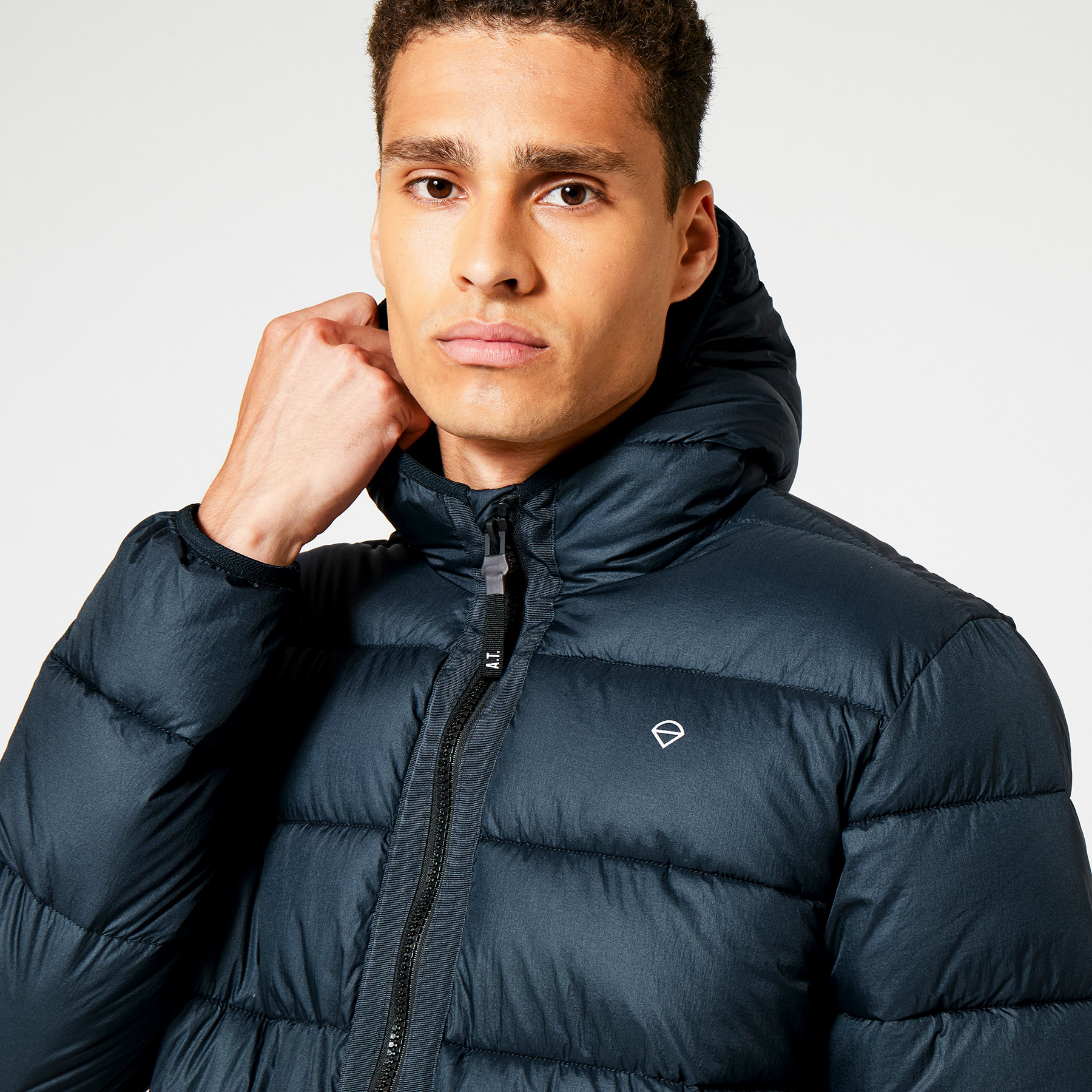 black padded coat short