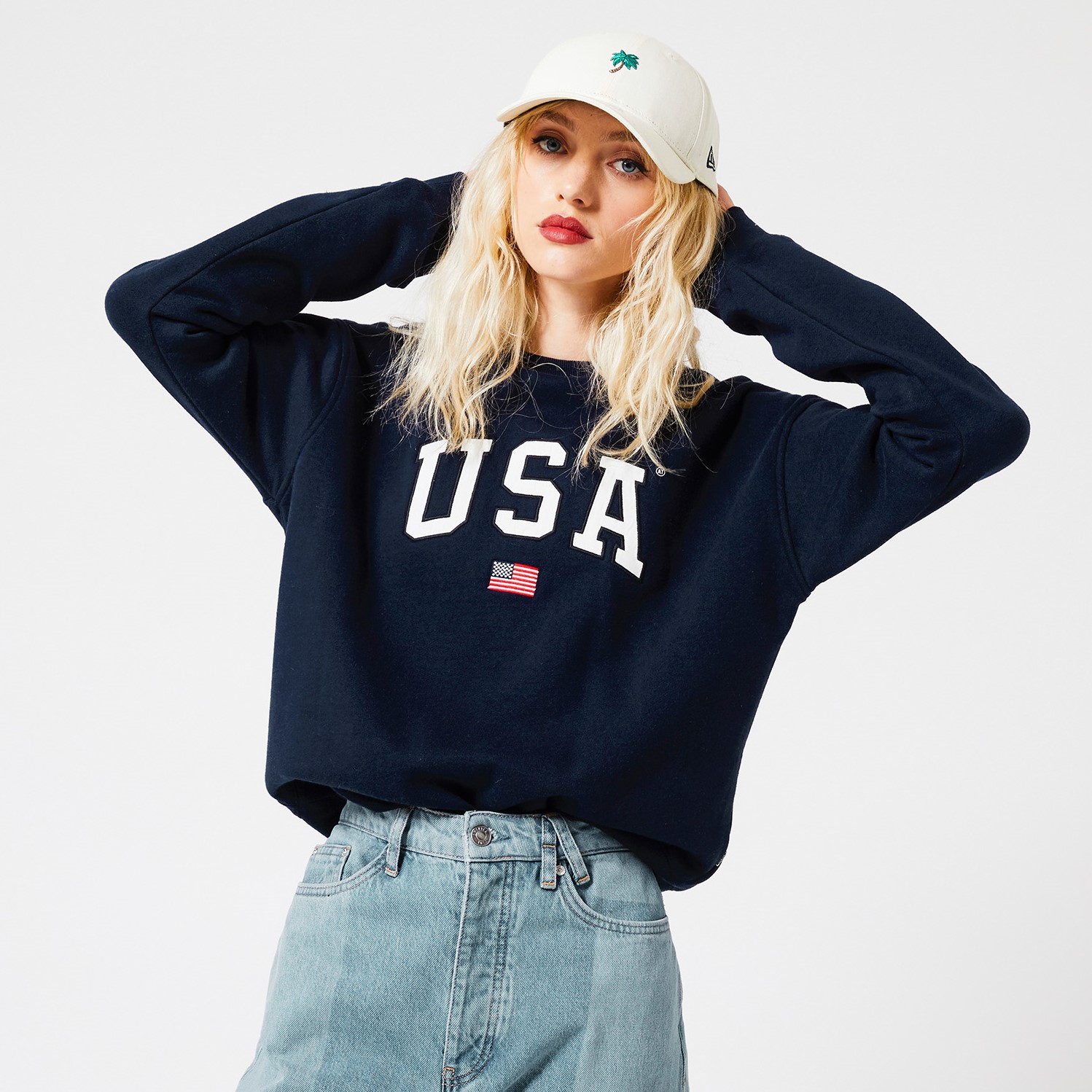 baseball fleece pullover