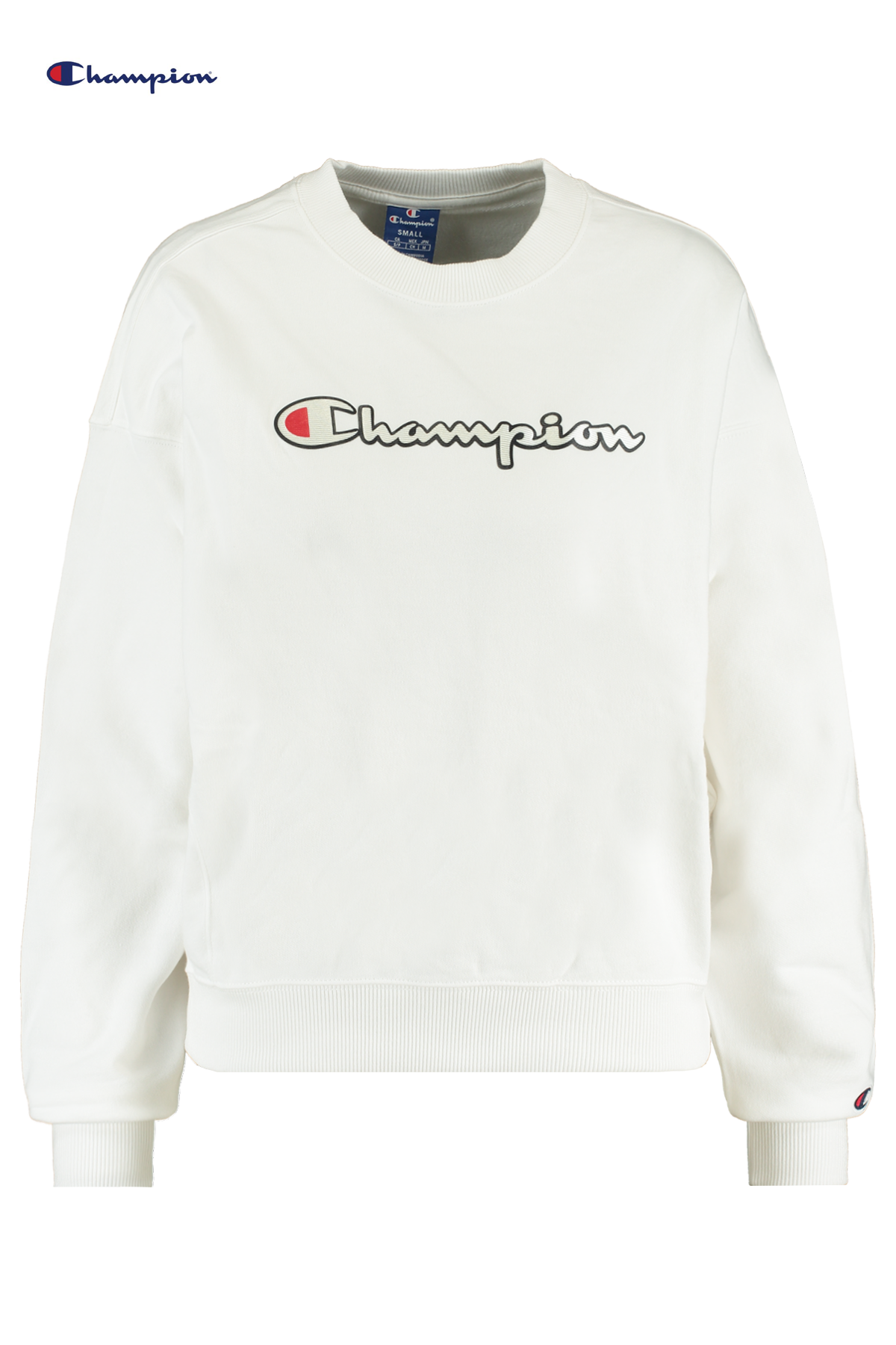 Champion white sweater women's on sale