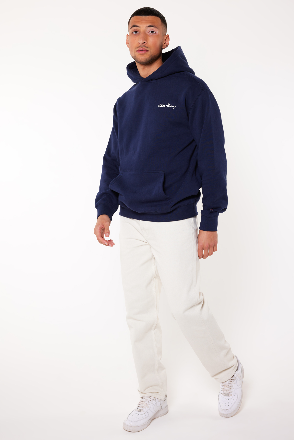Men Hoodie Seven Hood Dark blue America Today