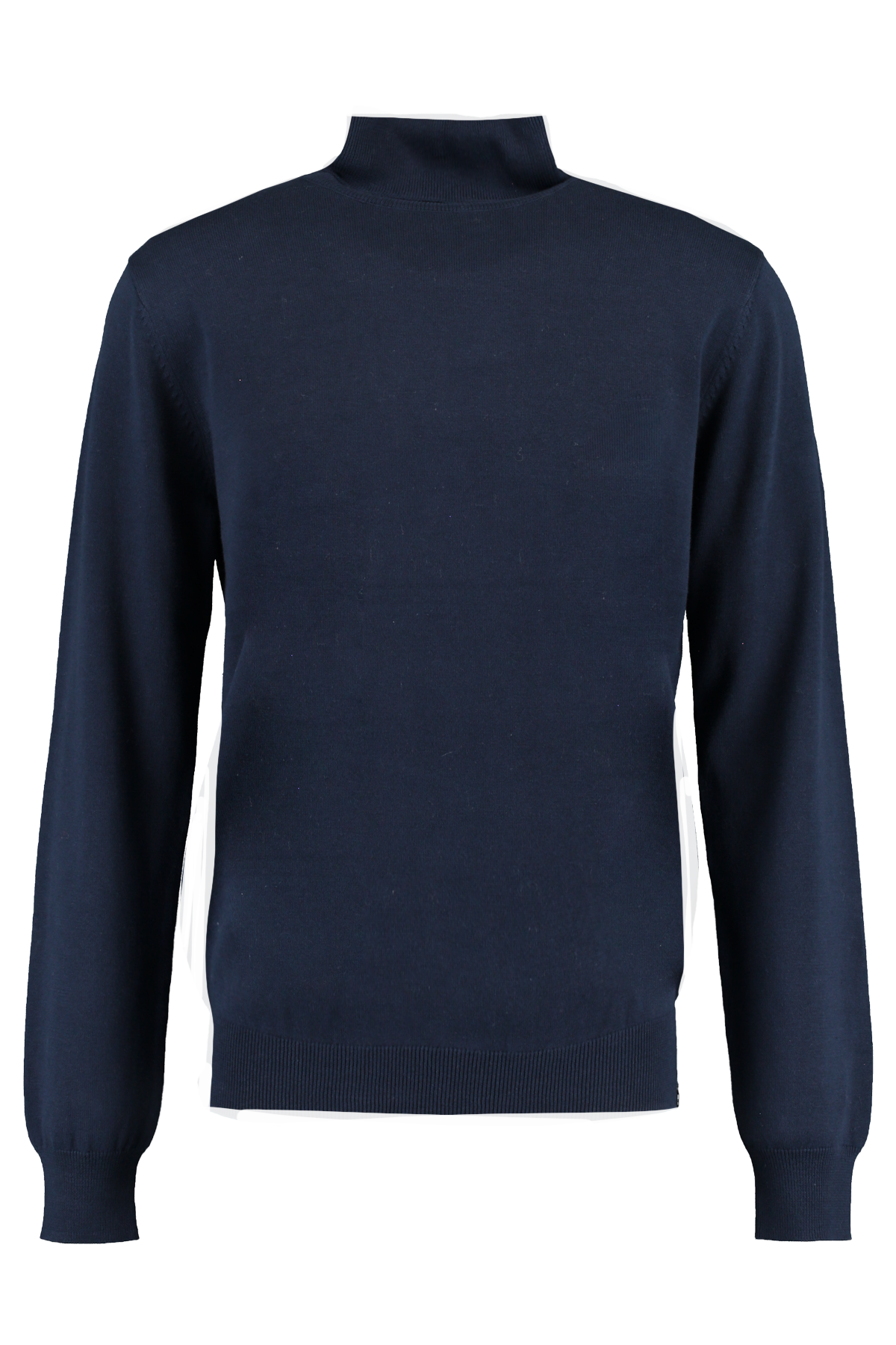 Men Turtleneck 100% cotton Dark blue 