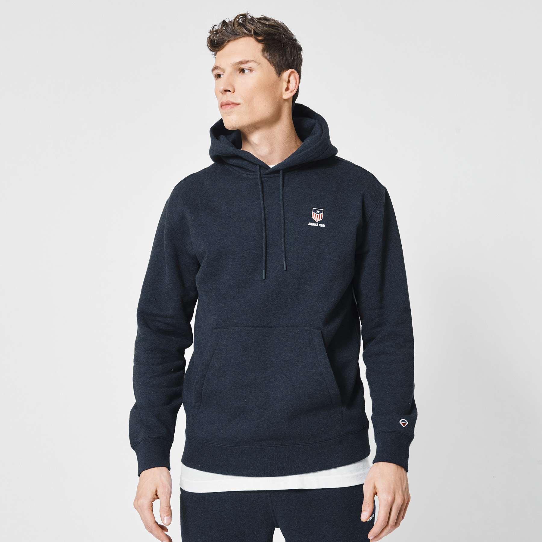 embroidered mens hoodie