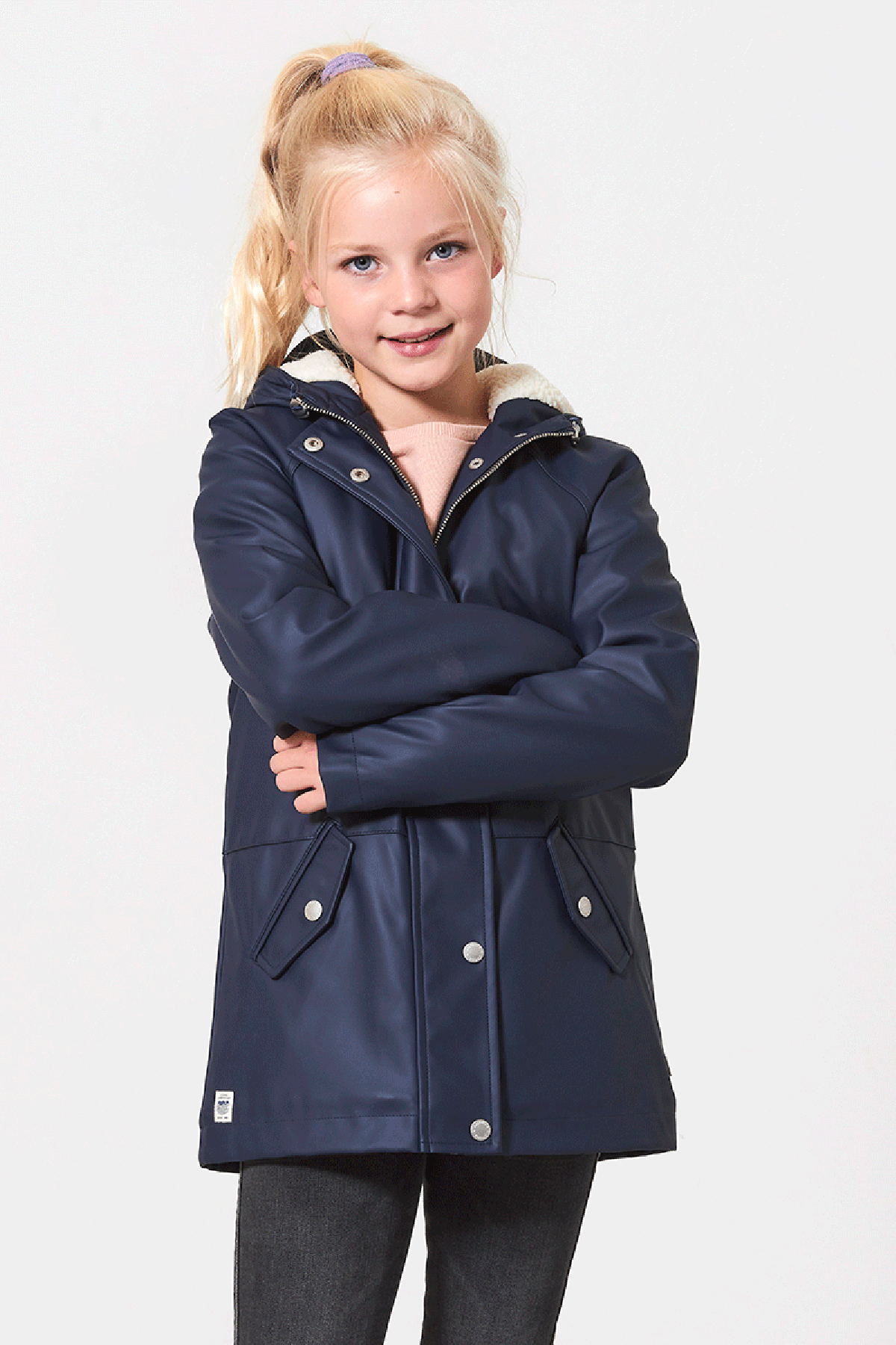 Meisjes Regenjas Janet Teddy Unisex America Today