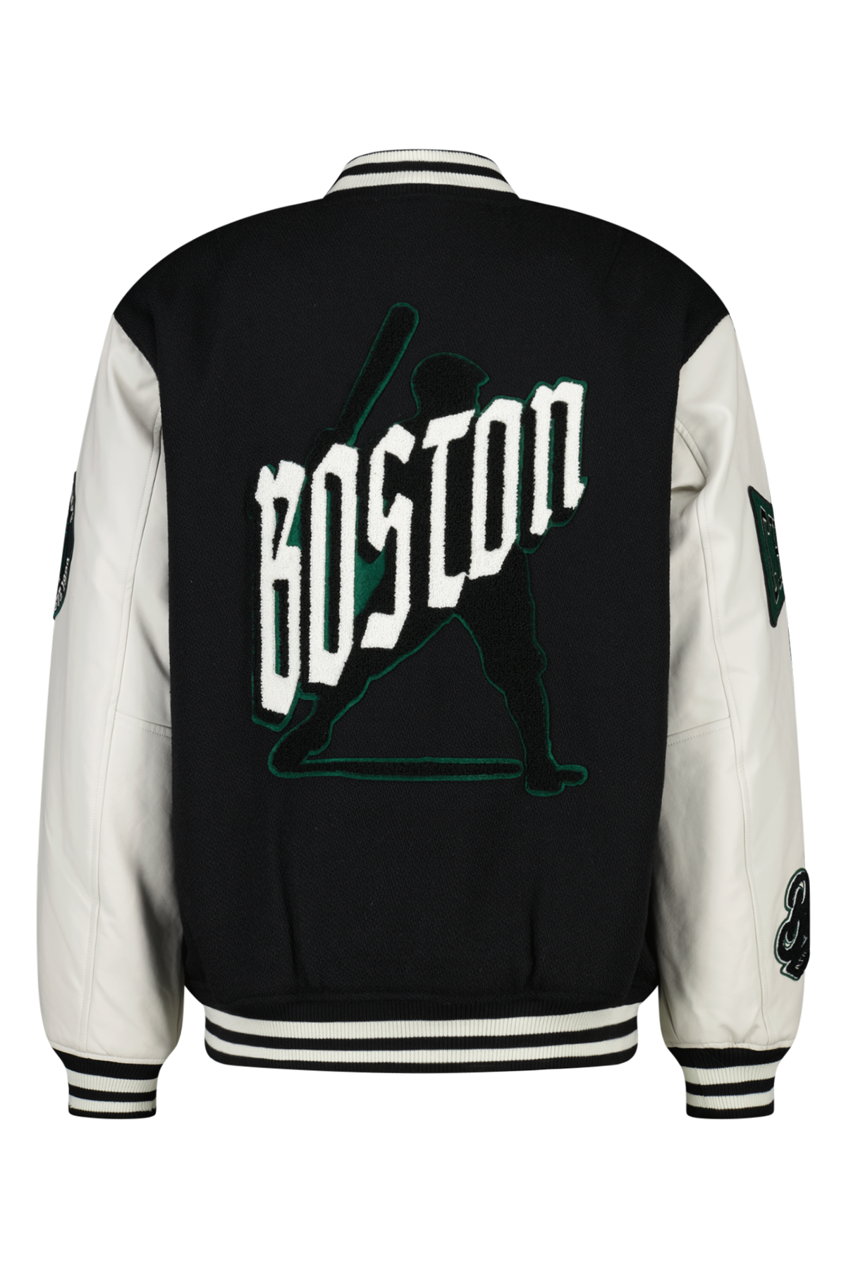 Heren Varsity jacket Boston Joah Black | America Today