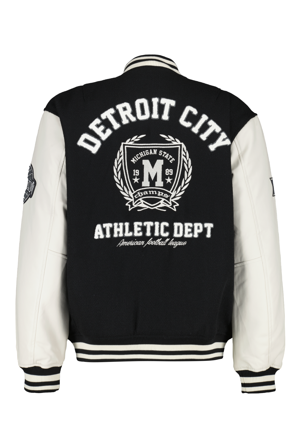 Men Varsity jacket Julian Black | America Today