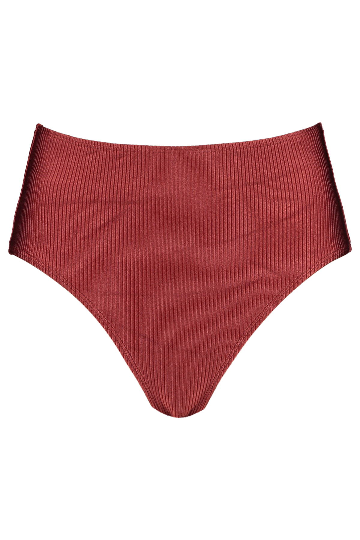 red high waisted bikini bottoms