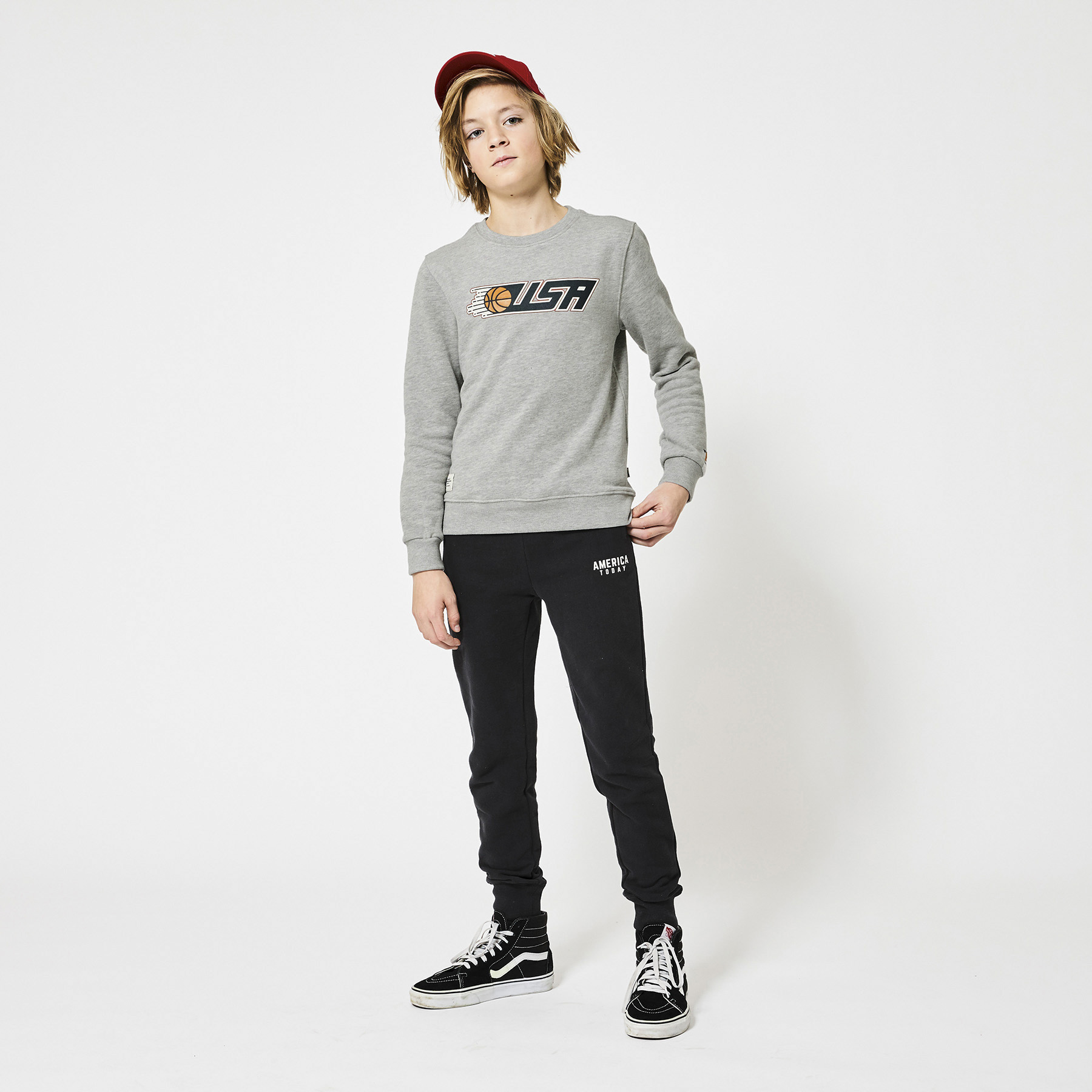 Jongens Joggingbroek Zwart | America Today